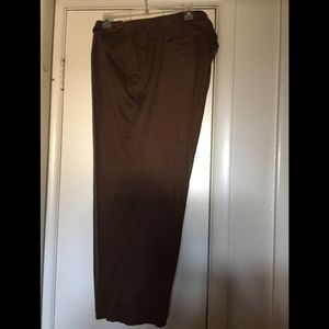 Dark brown pants 👖 Liz Claiborne 24 petite